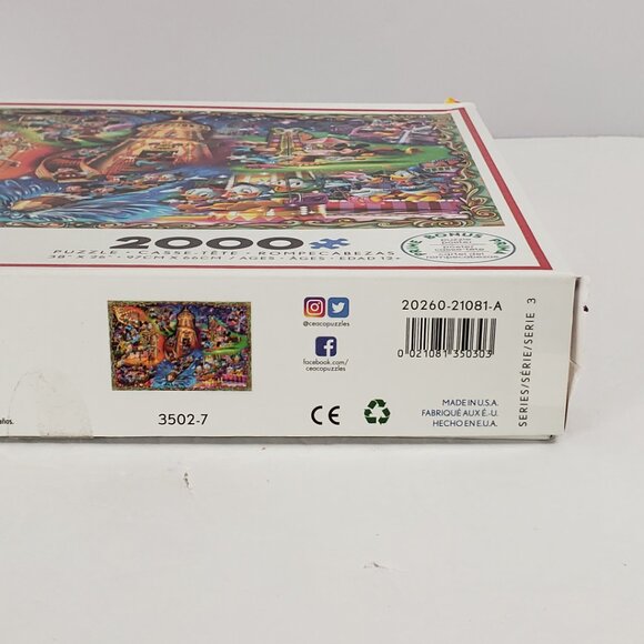 Puzzle Disney 2000pc Amusement Park 38x26 NWT - Picture 6 of 12